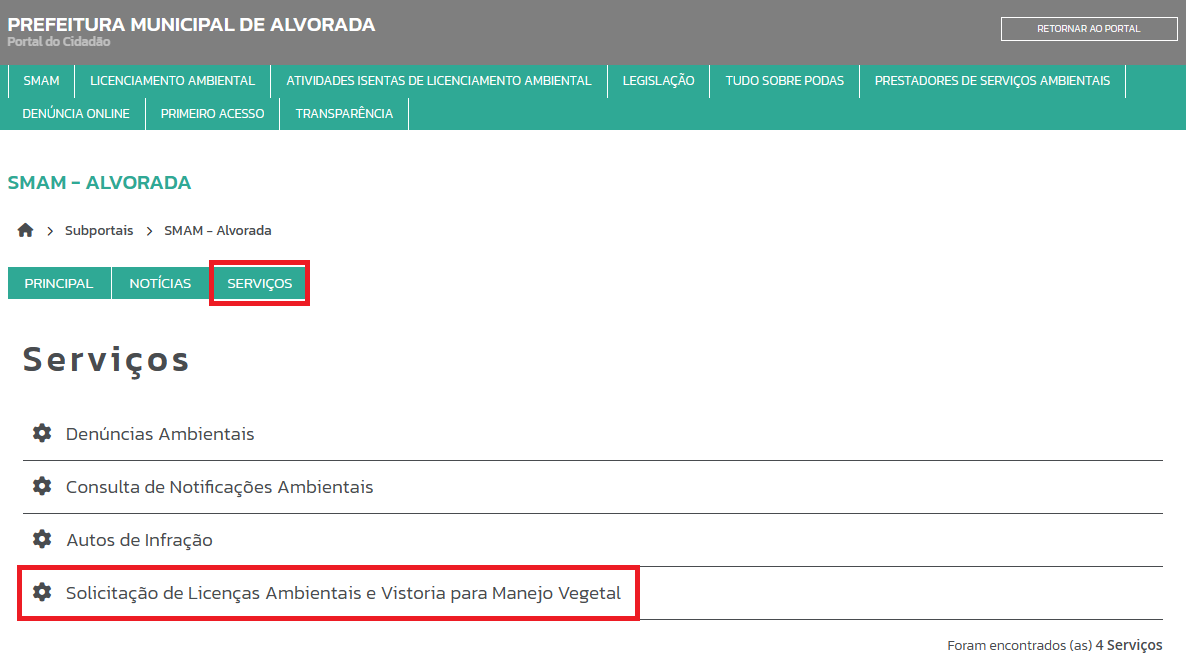 Prestação de contas ambientais